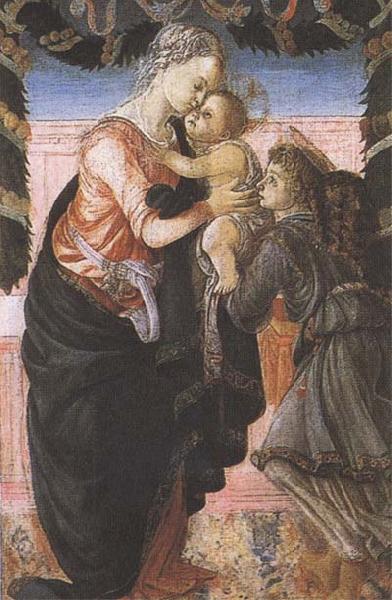 Sandro Botticelli Madonna and CHild with an Angel Germany oil painting art
